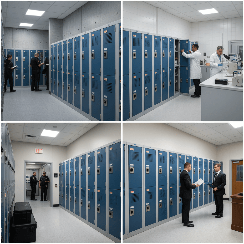 Evidence lockers deployed across law enforcement agencies