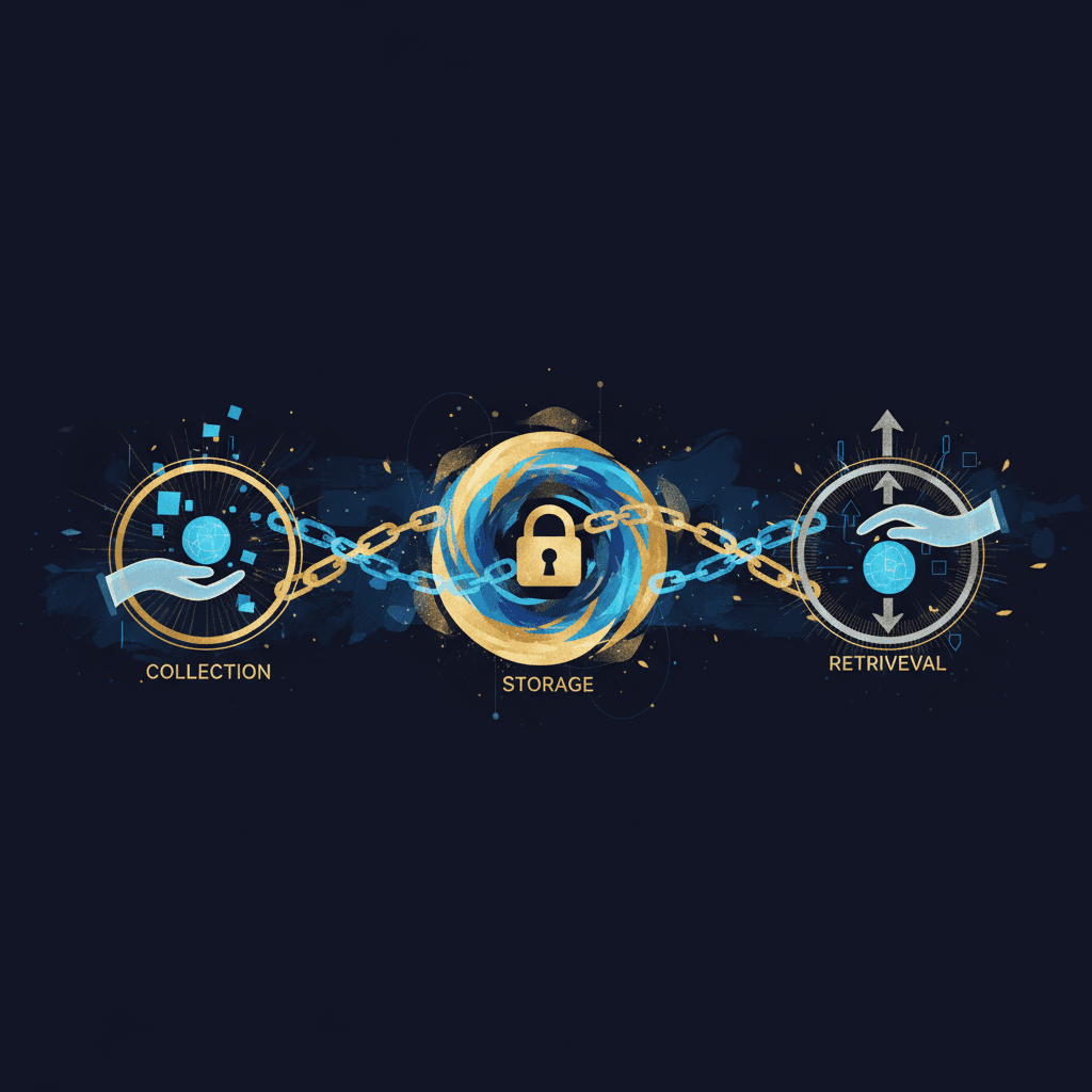Evidence chain of custody workflow